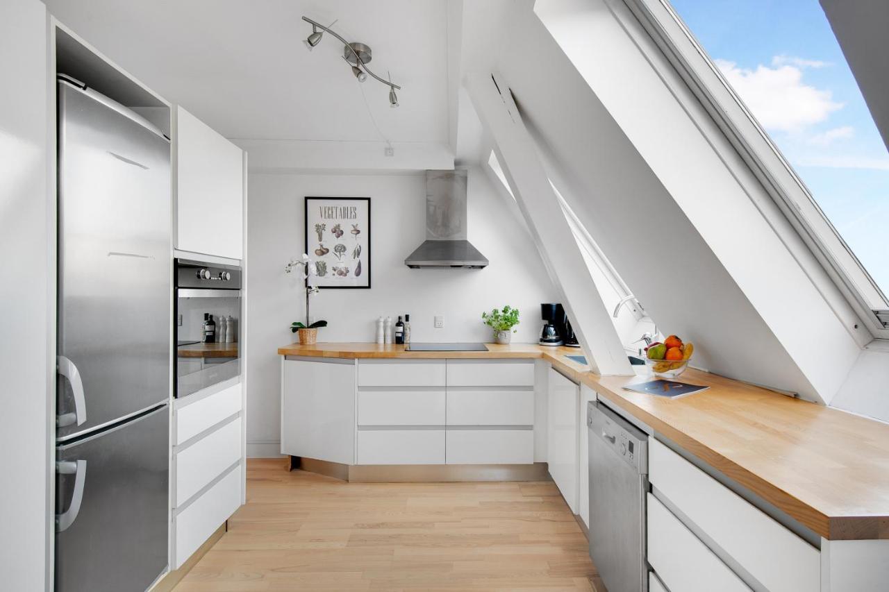 كوبنهاجن Sanders Leaves - Cute One-Bedroom Apartment With A Large Rooftop Terrace المظهر الخارجي الصورة