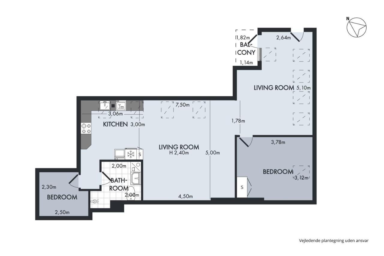 كوبنهاجن Sanders Leaves - Cute One-Bedroom Apartment With A Large Rooftop Terrace المظهر الخارجي الصورة